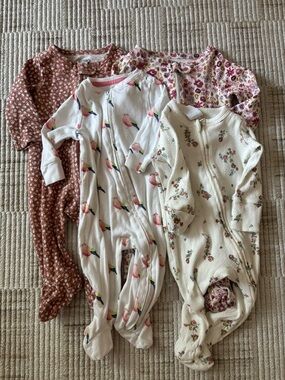 Baby girl sleeper bundle